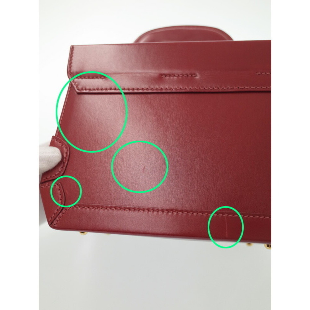 Gucci Red red vanity Lock leather Lady bag - Picture 6 of 9